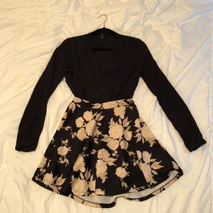 Forever 21 Black split top